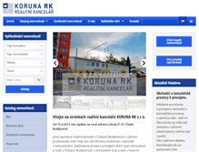 Tablet Screenshot of korunark.cz